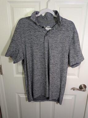 Under Armour heathered gray polo size M